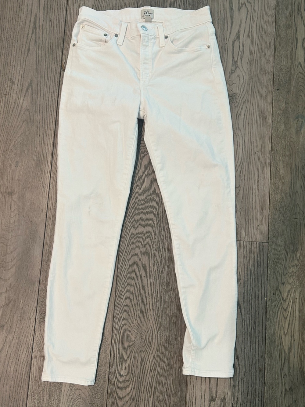 J. Crew White Denim Jeans